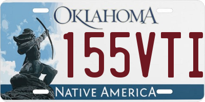 OK license plate 155VTI