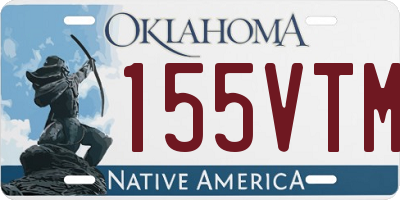 OK license plate 155VTM
