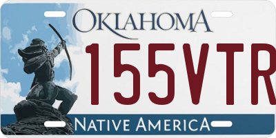 OK license plate 155VTR