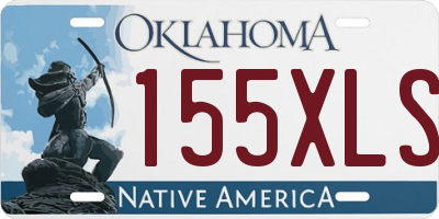 OK license plate 155XLS