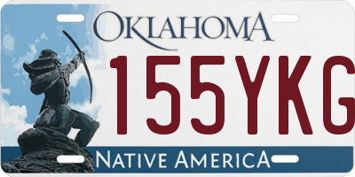 OK license plate 155YKG