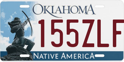 OK license plate 155ZLF