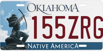 OK license plate 155ZRG
