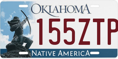 OK license plate 155ZTP