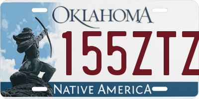 OK license plate 155ZTZ