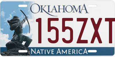 OK license plate 155ZXT