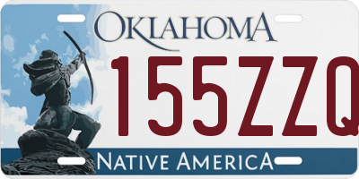 OK license plate 155ZZQ