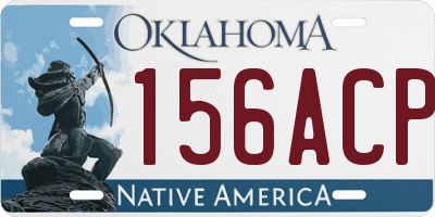 OK license plate 156ACP