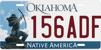 OK license plate 156ADF