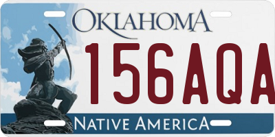 OK license plate 156AQA