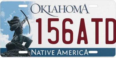 OK license plate 156ATD