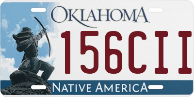 OK license plate 156CII