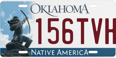 OK license plate 156TVH