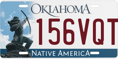 OK license plate 156VQT