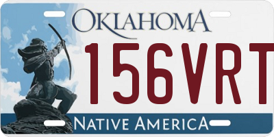 OK license plate 156VRT