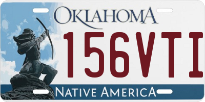 OK license plate 156VTI