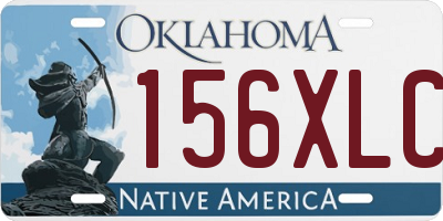 OK license plate 156XLC