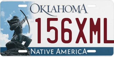 OK license plate 156XML