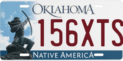 OK license plate 156XTS