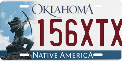 OK license plate 156XTX