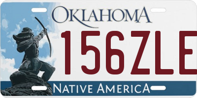 OK license plate 156ZLE
