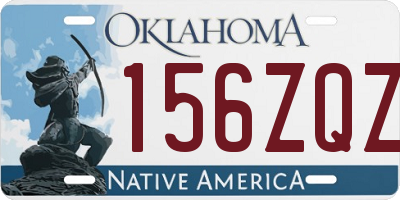 OK license plate 156ZQZ