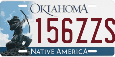 OK license plate 156ZZS