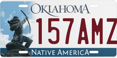 OK license plate 157AMZ