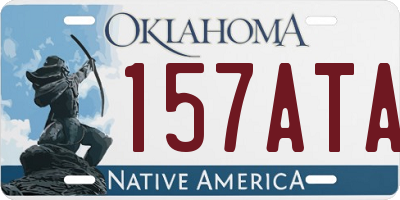 OK license plate 157ATA