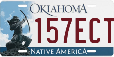 OK license plate 157ECT
