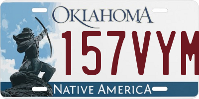 OK license plate 157VYM