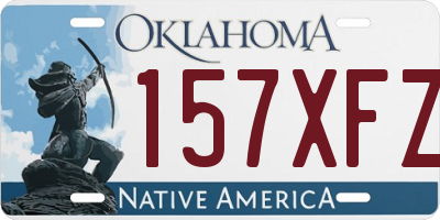OK license plate 157XFZ