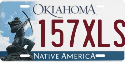 OK license plate 157XLS