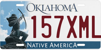 OK license plate 157XML