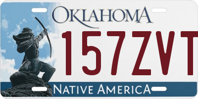 OK license plate 157ZVT