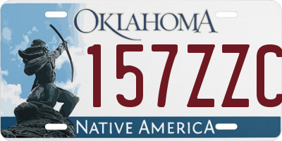 OK license plate 157ZZC