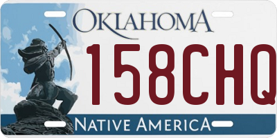 OK license plate 158CHQ