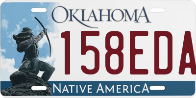OK license plate 158EDA