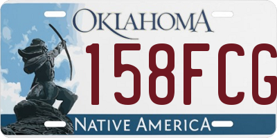OK license plate 158FCG