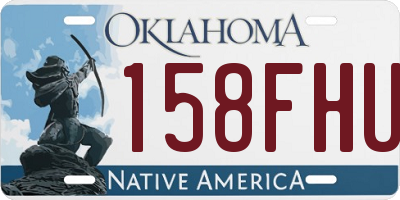 OK license plate 158FHU
