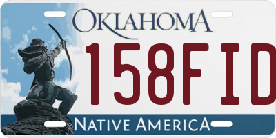 OK license plate 158FID