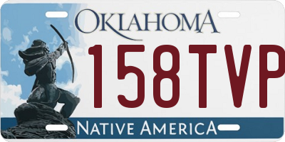 OK license plate 158TVP