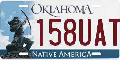 OK license plate 158UAT