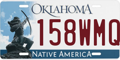 OK license plate 158WMQ