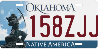 OK license plate 158ZJJ
