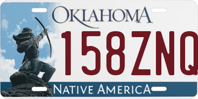 OK license plate 158ZNQ