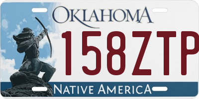 OK license plate 158ZTP