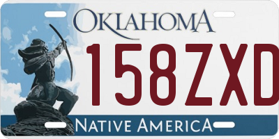OK license plate 158ZXD