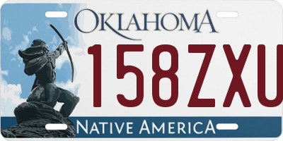 OK license plate 158ZXU