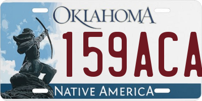 OK license plate 159ACA